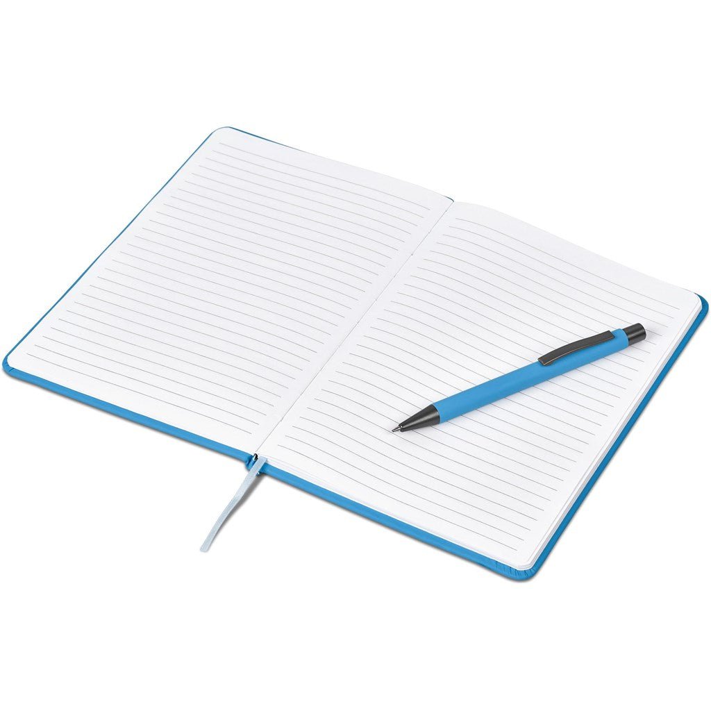 Hibiscus Notebook & Pen Set - Brand your company Logo! Get a quote - Promo Lingo
