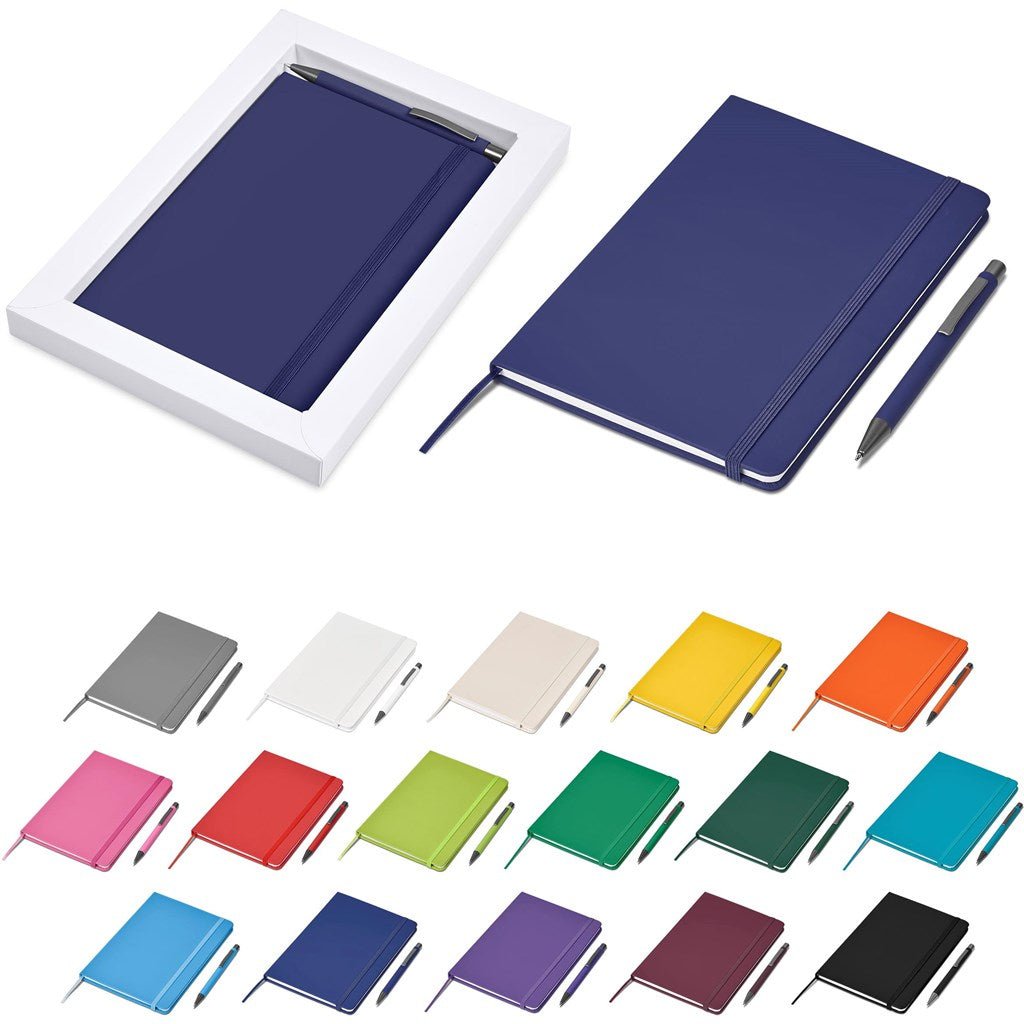 Hibiscus Notebook & Pen Set - Brand your company Logo! Get a quote - Promo Lingo