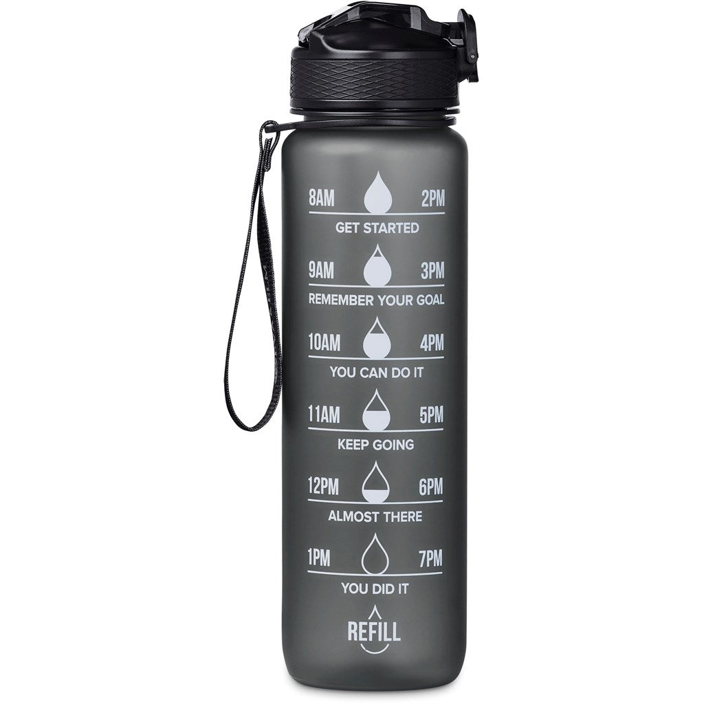Hydration Hero: Eva & Elm Neptune Water Bottle - 1 Litre - Brand your company Logo! Get a quote - Promo Lingo