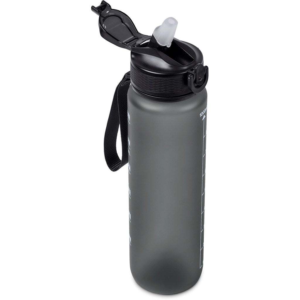 Hydration Hero: Eva & Elm Neptune Water Bottle - 1 Litre - Brand your company Logo! Get a quote - Promo Lingo