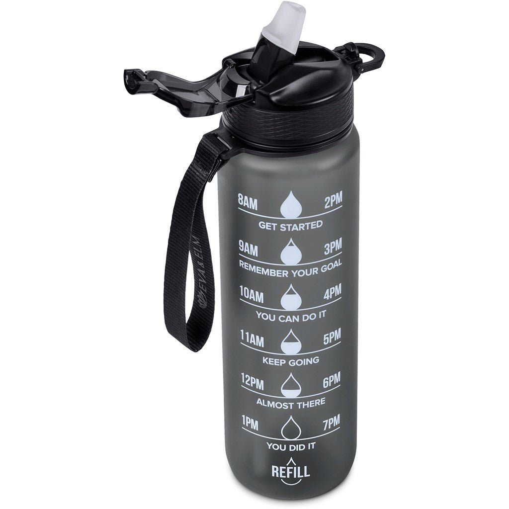 Hydration Hero: Eva & Elm Neptune Water Bottle - 1 Litre - Brand your company Logo! Get a quote - Promo Lingo