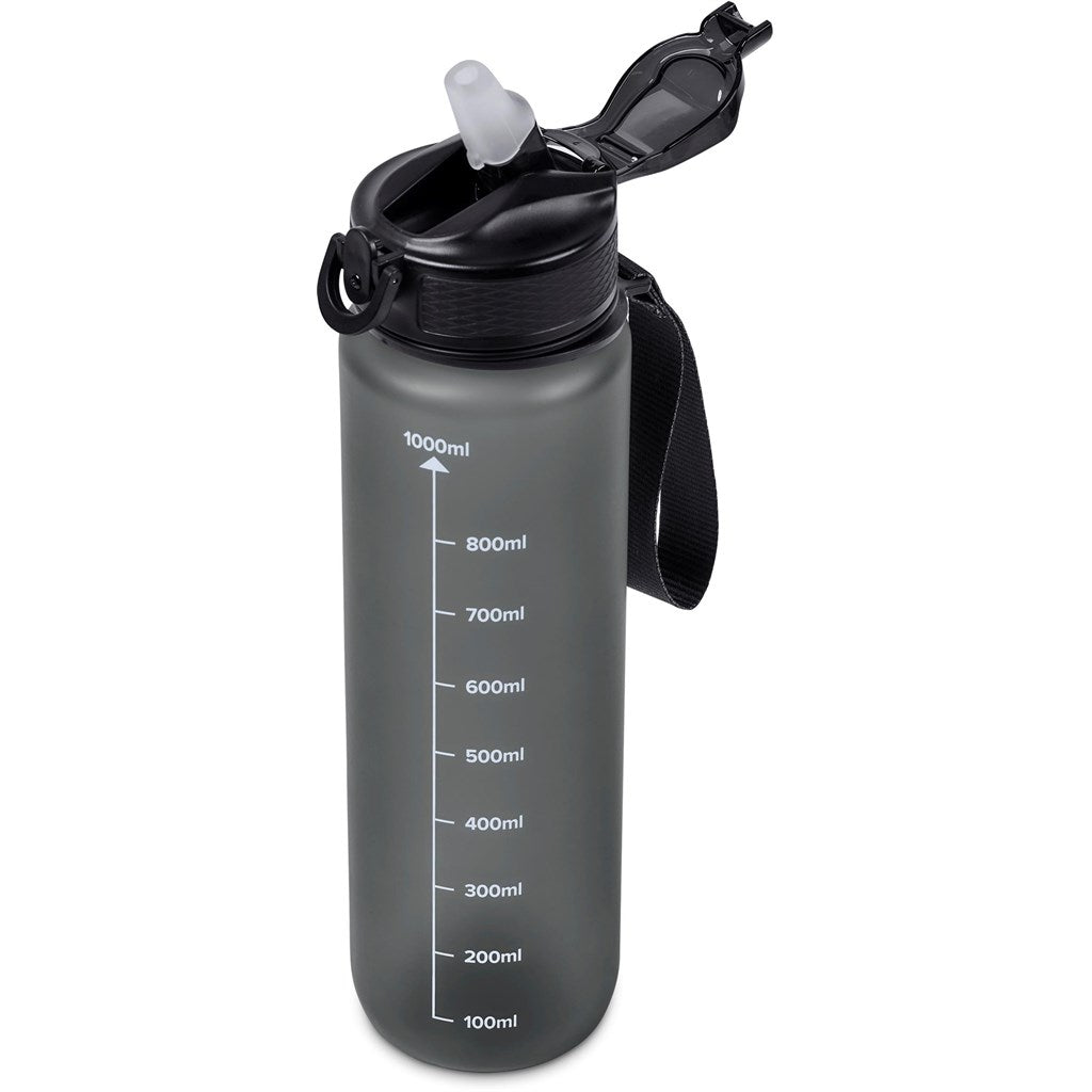 Hydration Hero: Eva & Elm Neptune Water Bottle - 1 Litre - Brand your company Logo! Get a quote - Promo Lingo