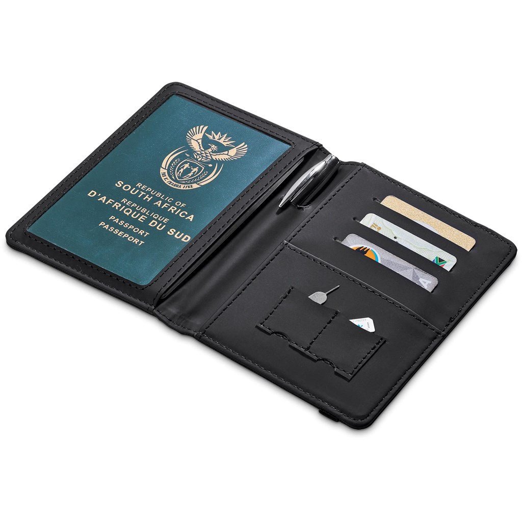 Jetset Recycled PET Passport Travel Wallet - Brand your company Logo! Get a quote - Promo Lingo