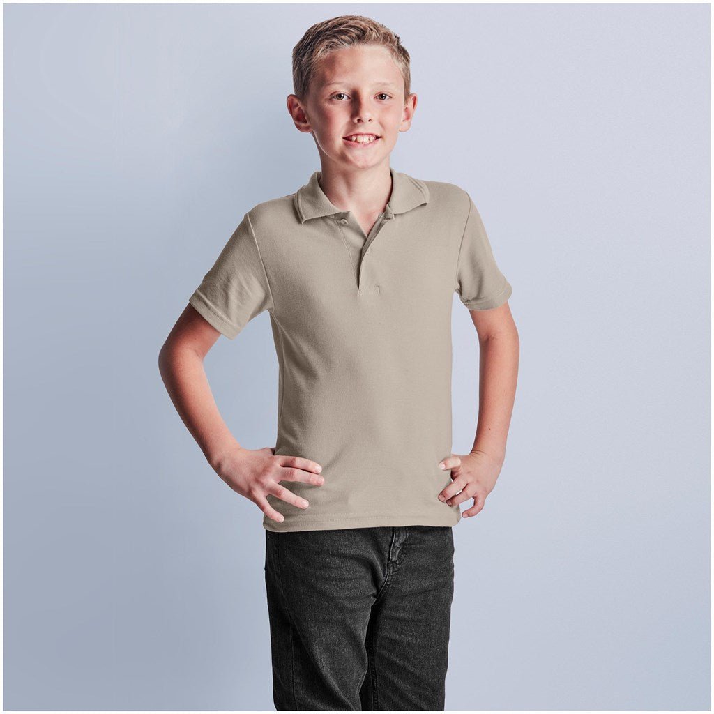 Kids Basic Pique Golf Shirt - Brand your company Logo! Get a quote - Promo Lingo