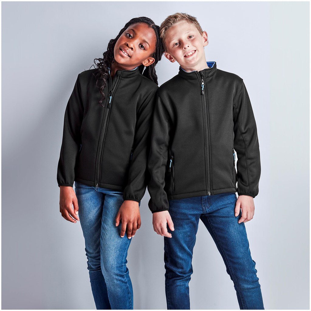 Kids Palermo Softshell Jacket - Brand your company Logo! Get a quote - Promo Lingo
