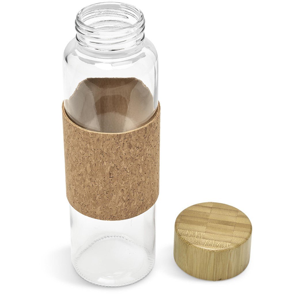 Kooshty Bamboost Glass Water Bottle - Eco - Friendly 700ml - Brand your company Logo! Get a quote - Promo Lingo