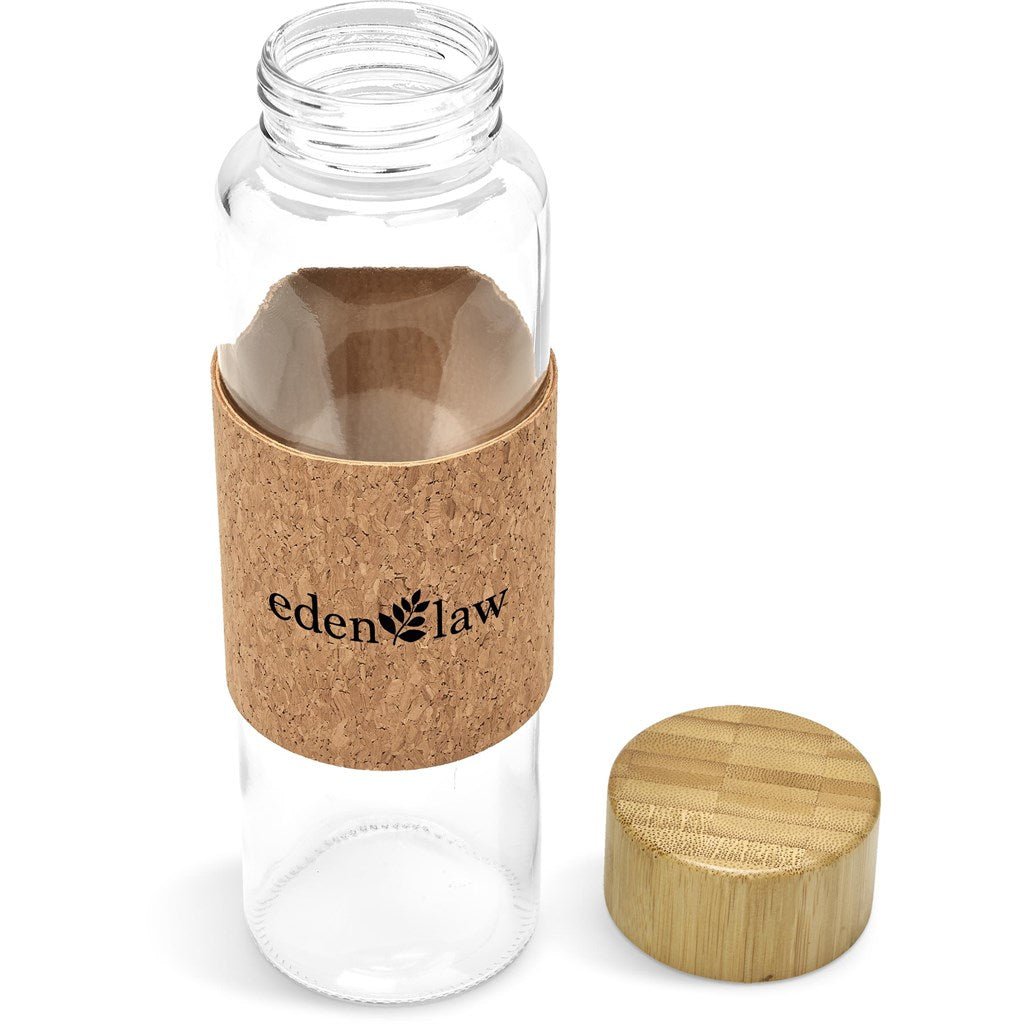 Kooshty Bamboost Glass Water Bottle - Eco - Friendly 700ml - Brand your company Logo! Get a quote - Promo Lingo