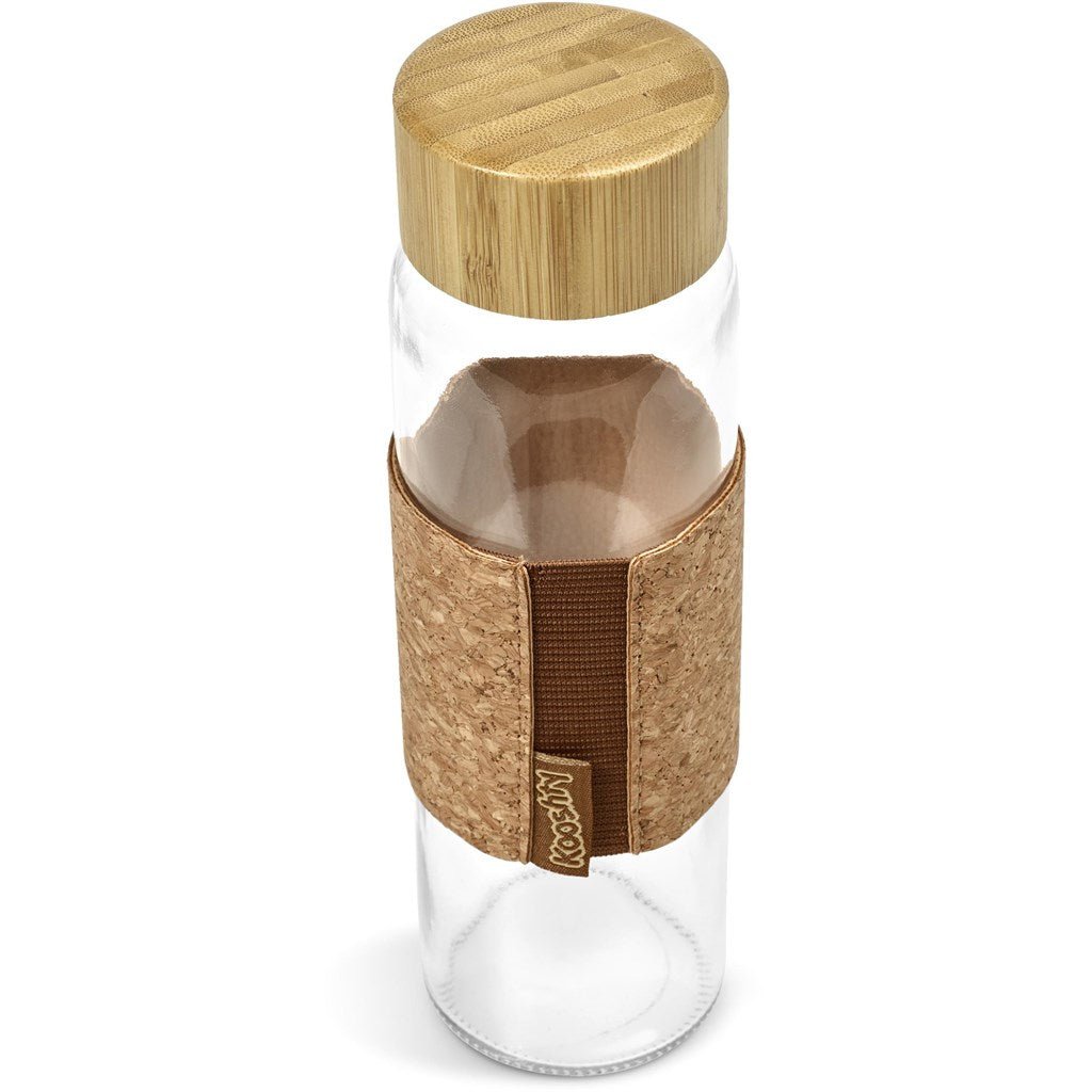 Kooshty Bamboost Glass Water Bottle - Eco - Friendly 700ml - Brand your company Logo! Get a quote - Promo Lingo