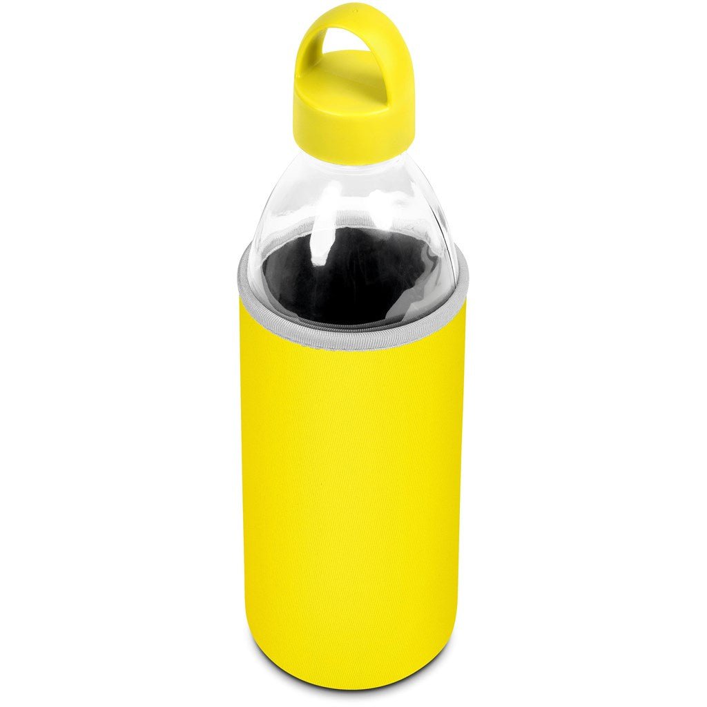 Kooshty Big Swing Neo Glass Water Bottle 850ml Yellow - Brand your company Logo! Get a quote - Promo Lingo