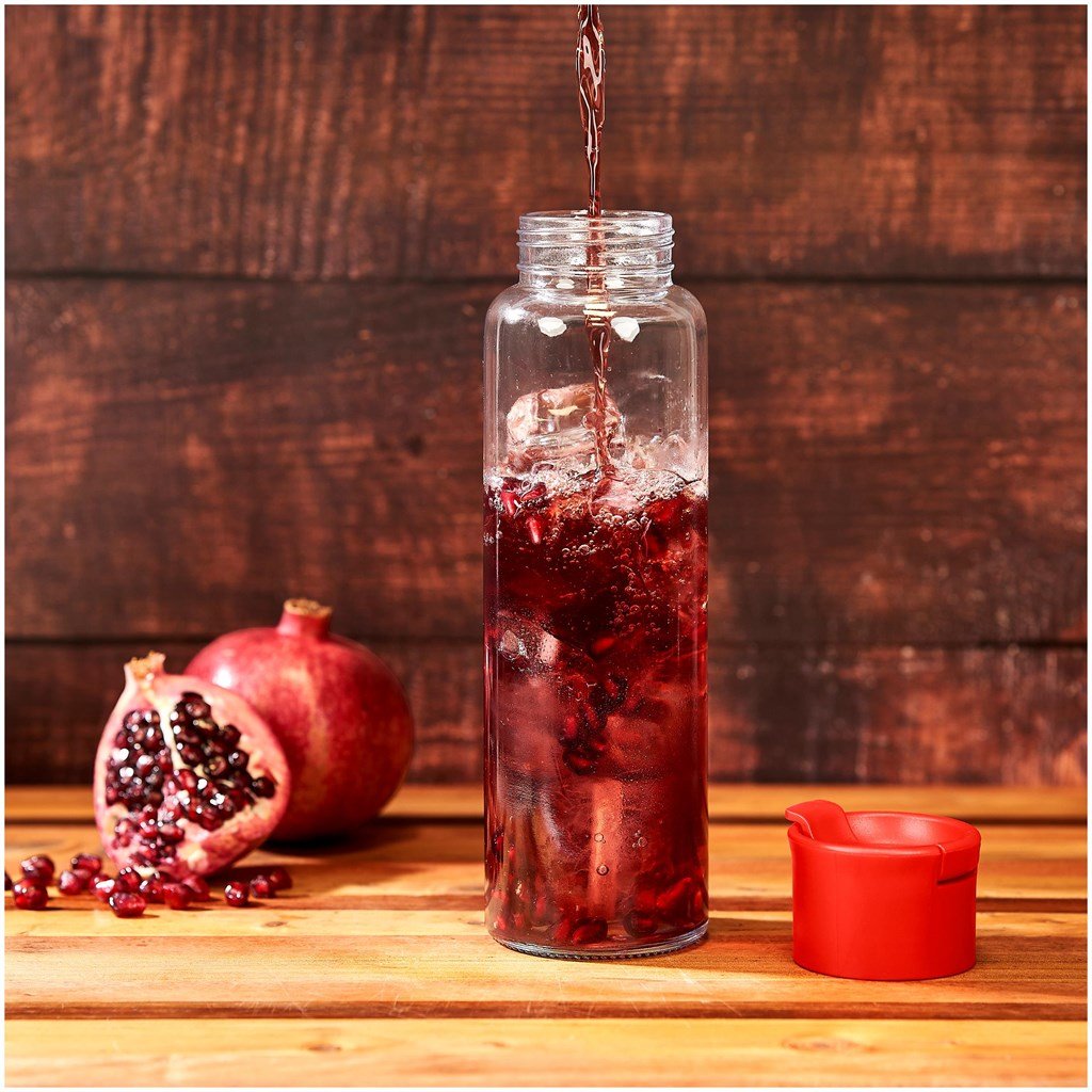 Kooshty Boost Glass Water Bottle - Eco - Friendly 700ml - Brand your company Logo! Get a quote - Promo Lingo