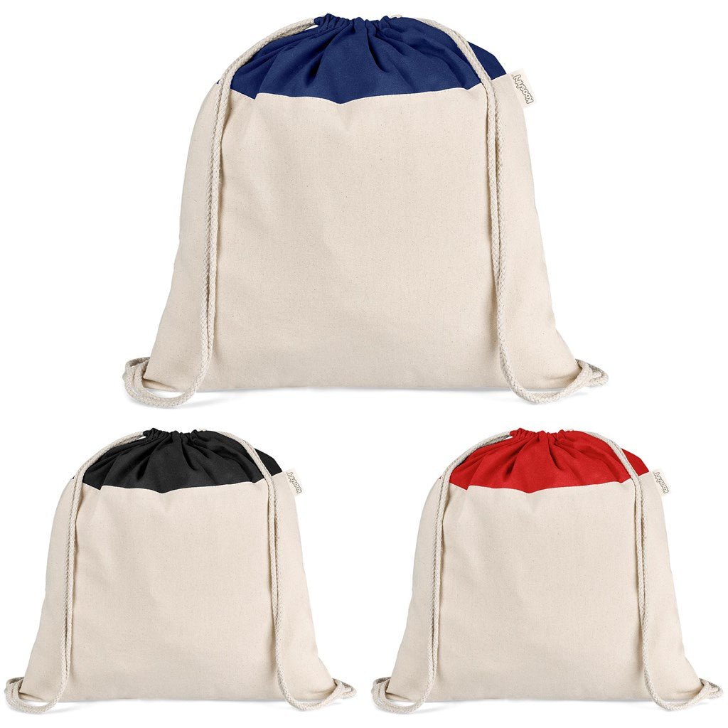 Kooshty Dominica Jumbo Cotton Drawstring Bag for All Gear - Brand your company Logo! Get a quote - Promo Lingo