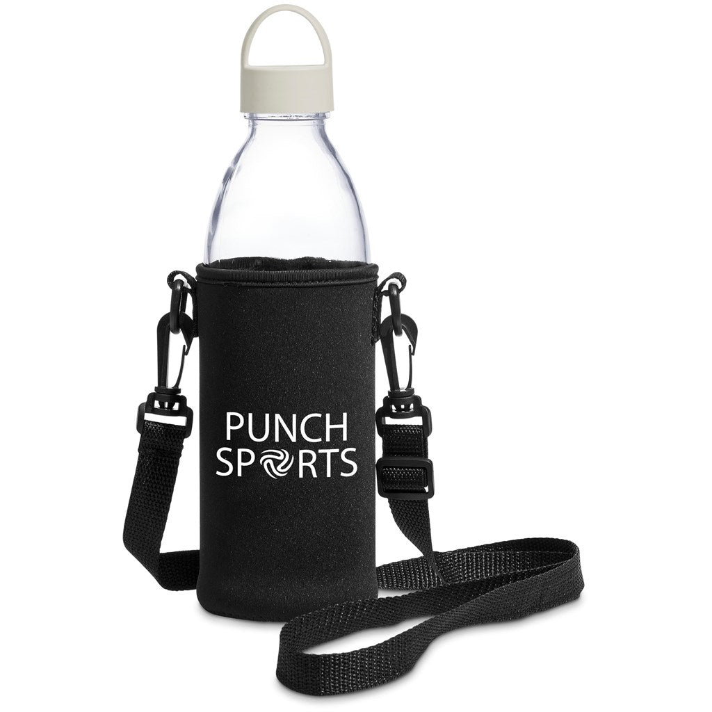 Kooshty Hands - Free Glass Water Bottle - 850ml Cream - Brand your company Logo! Get a quote - Promo Lingo