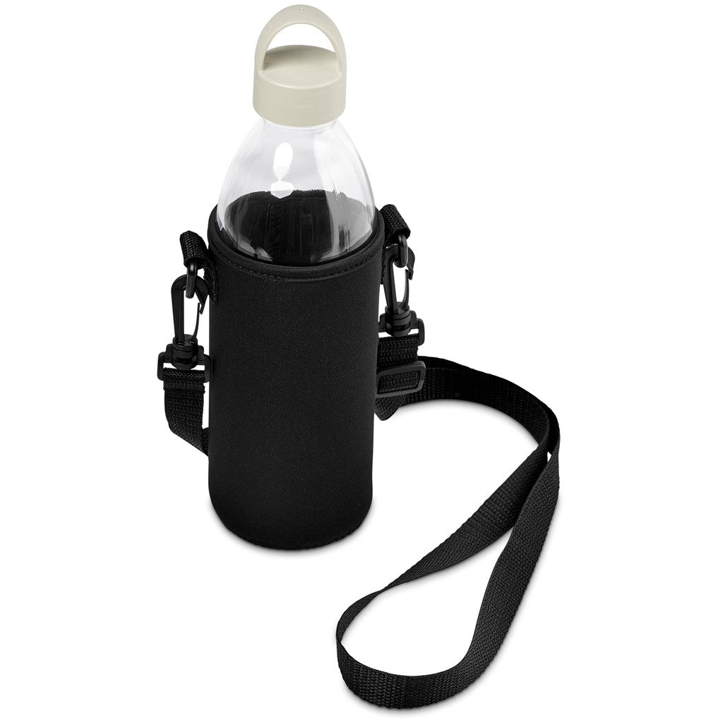 Kooshty Hands - Free Glass Water Bottle - 850ml Cream - Brand your company Logo! Get a quote - Promo Lingo