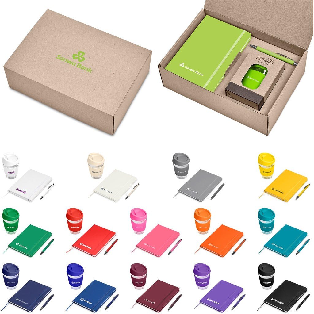 Kooshty Joden Kraft Gift Set for Stylish Professionals - Brand your company Logo! Get a quote - Promo Lingo