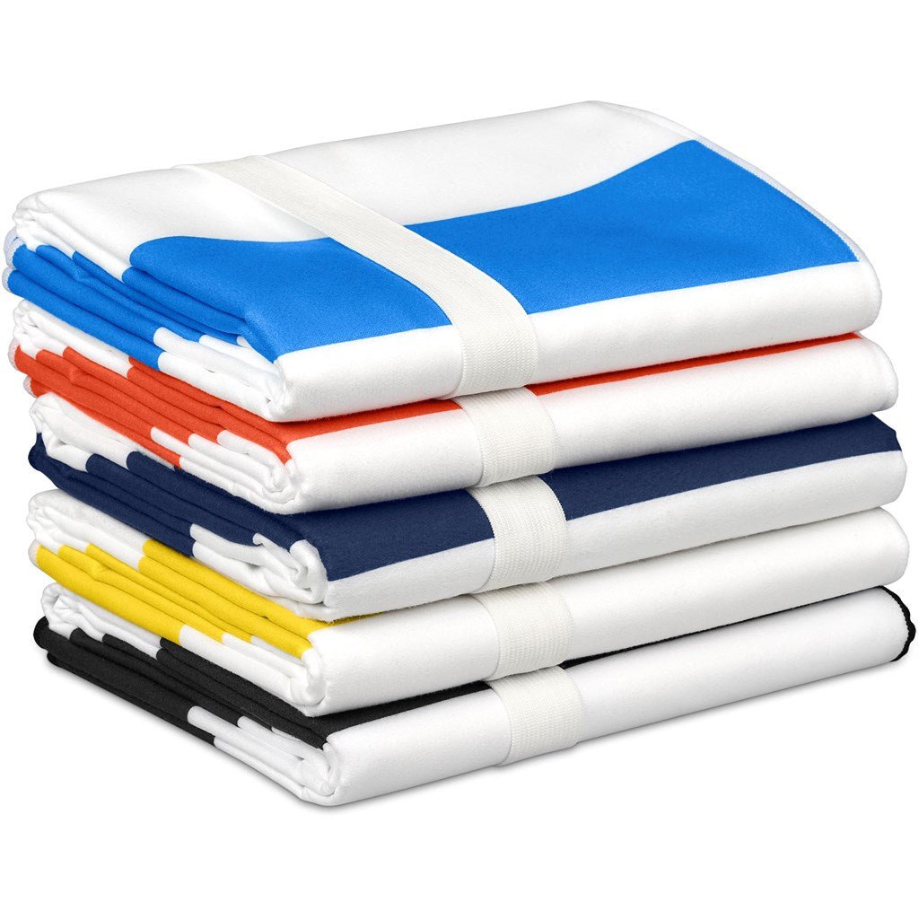Kooshty Kokomo Microfibre Beach Towel - Quick Dry & Soft - Brand your company Logo! Get a quote - Promo Lingo