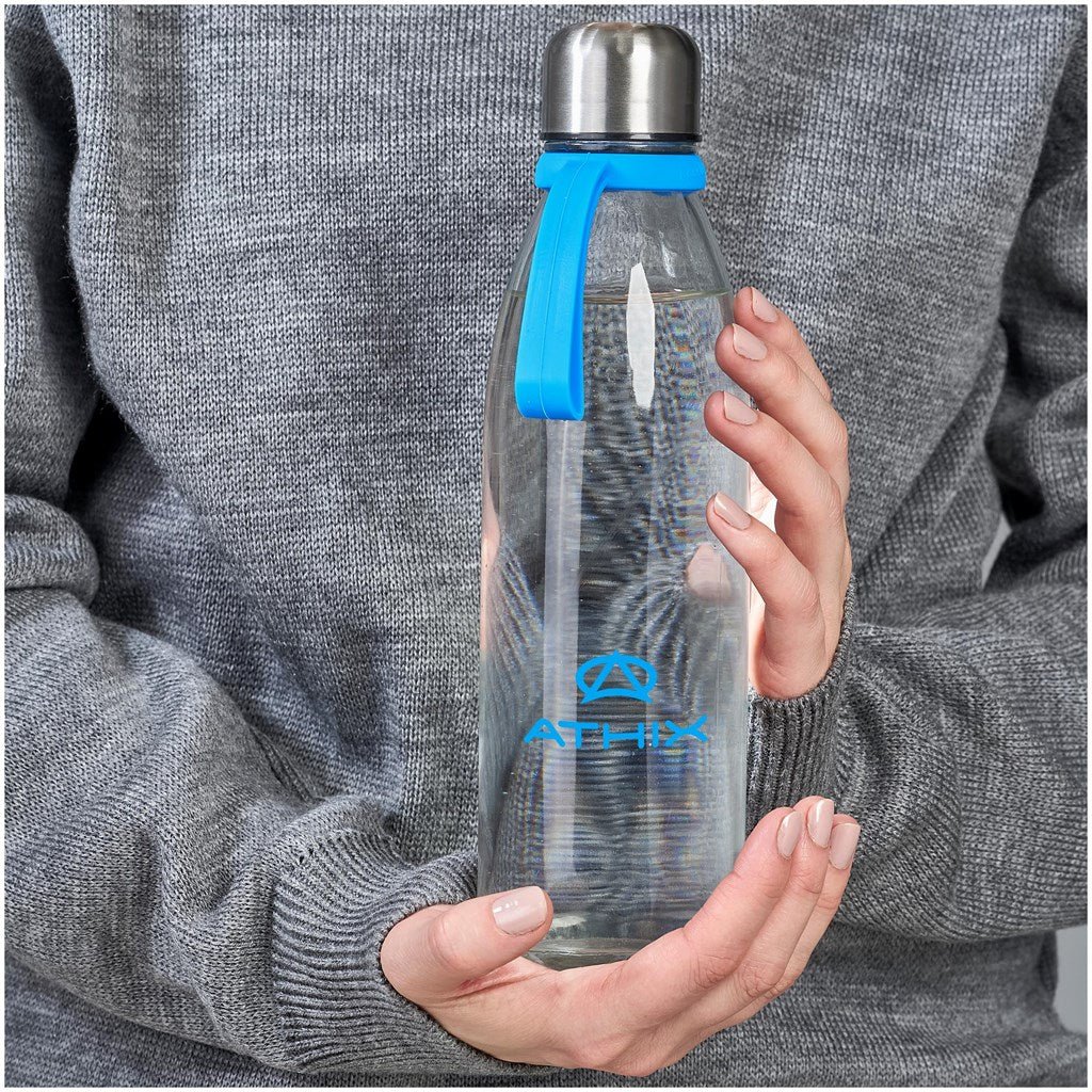 Kooshty Loopy Glass Water Bottle - Eco - Friendly 650ml - Brand your company Logo! Get a quote - Promo Lingo