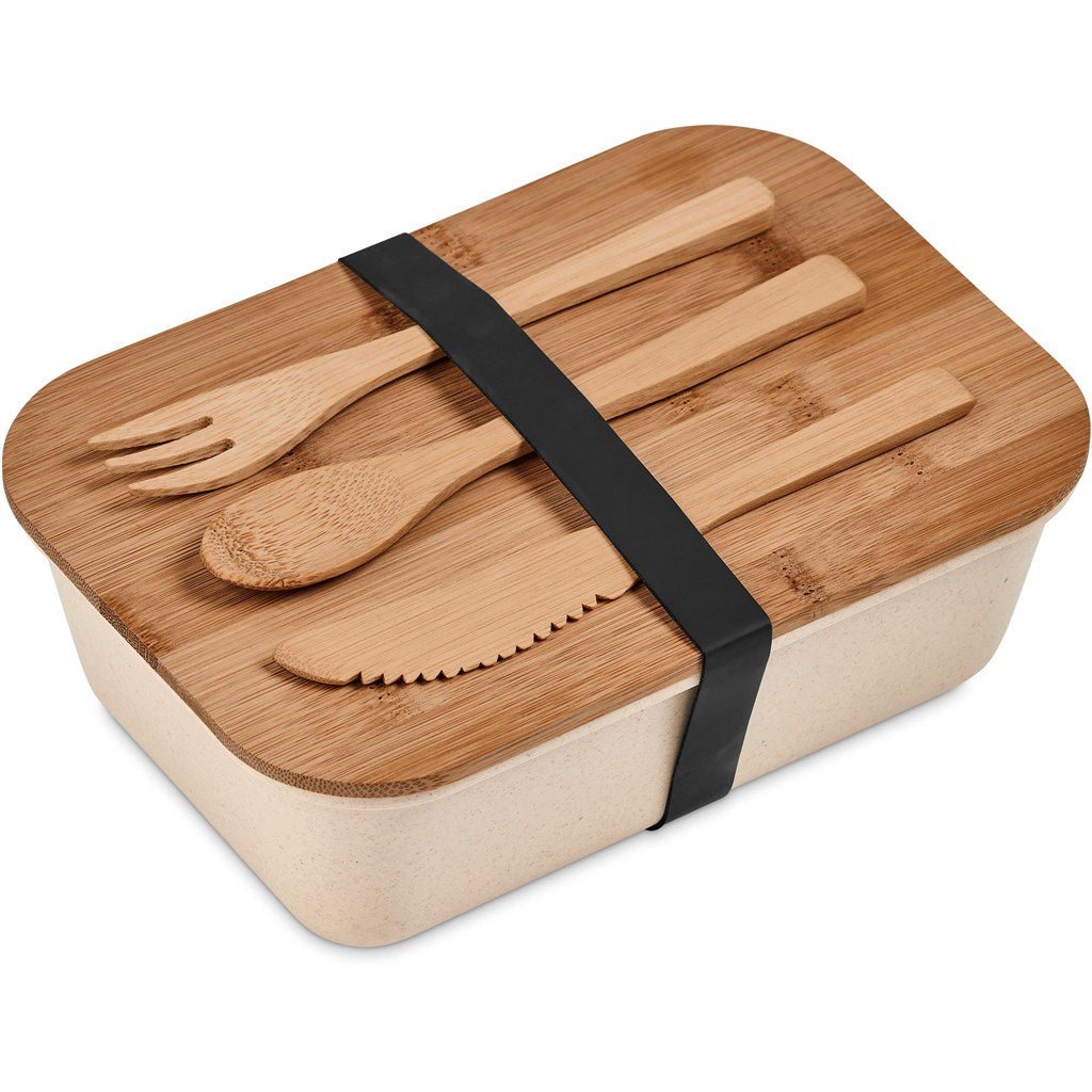 Kooshty Natura Plus Bamboo Fibre Lunch Box Set Eco - Friendly - Brand your company Logo! Get a quote - Promo Lingo