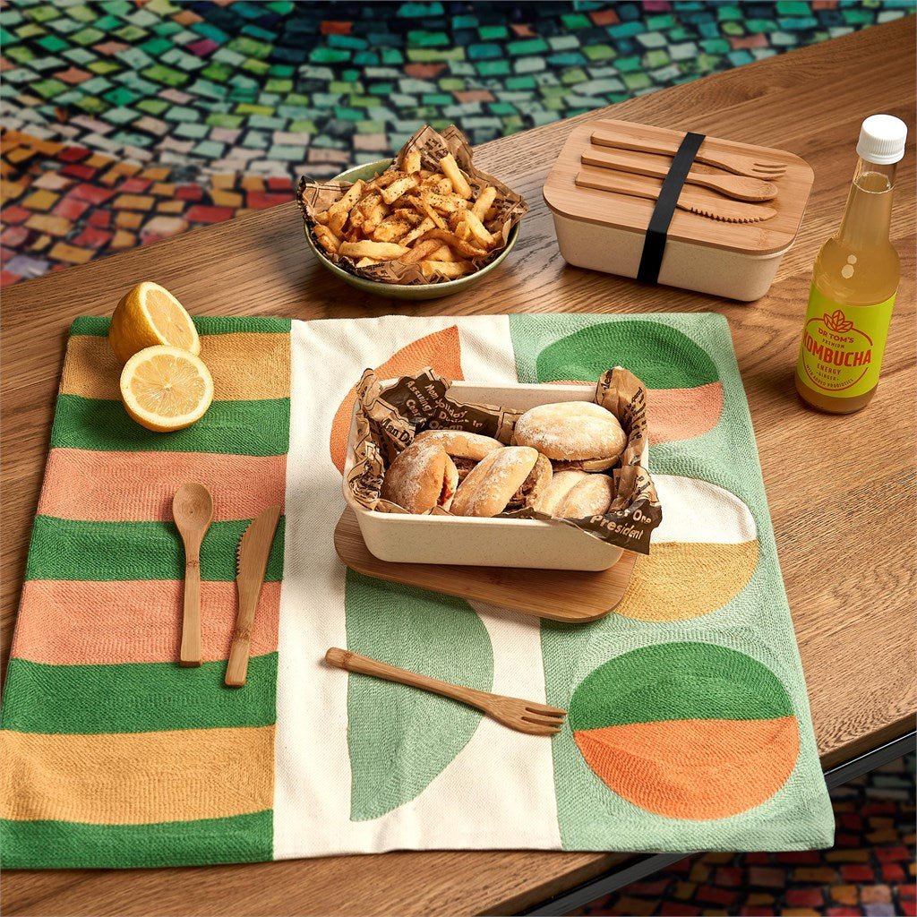 Kooshty Natura Plus Bamboo Fibre Lunch Box Set Eco - Friendly - Brand your company Logo! Get a quote - Promo Lingo