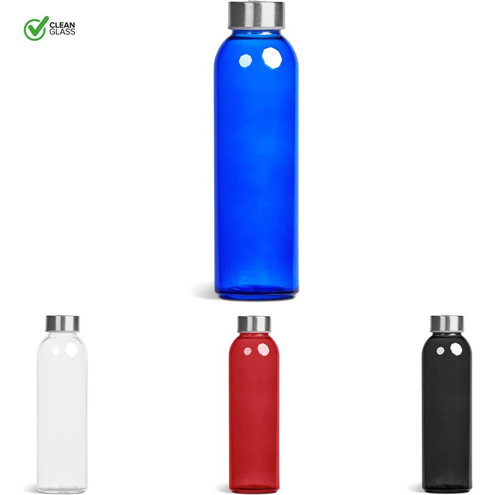 Kooshty Pura Glass Water Bottle - 500ML Eco - Friendly Choice - Brand your company Logo! Get a quote - Promo Lingo
