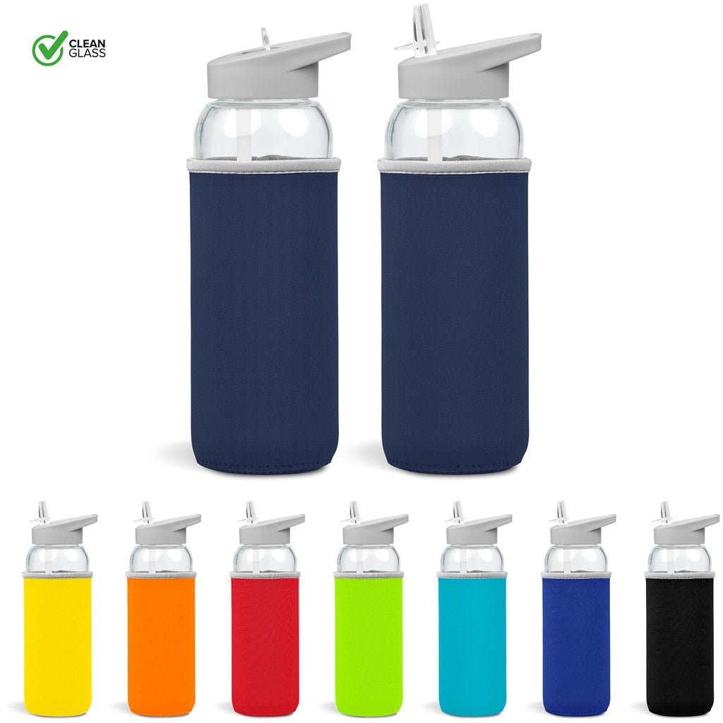 Kooshty Sipper Neo Glass Bottle – 850ml Stylish Hydration - Brand your company Logo! Get a quote - Promo Lingo