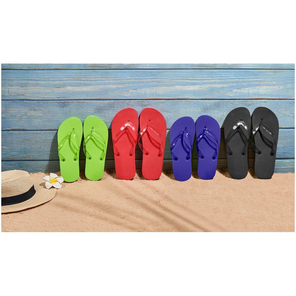 Kooshty Sundance Flip Flops - Medium for Summer Fun - Brand your company Logo! Get a quote - Promo Lingo