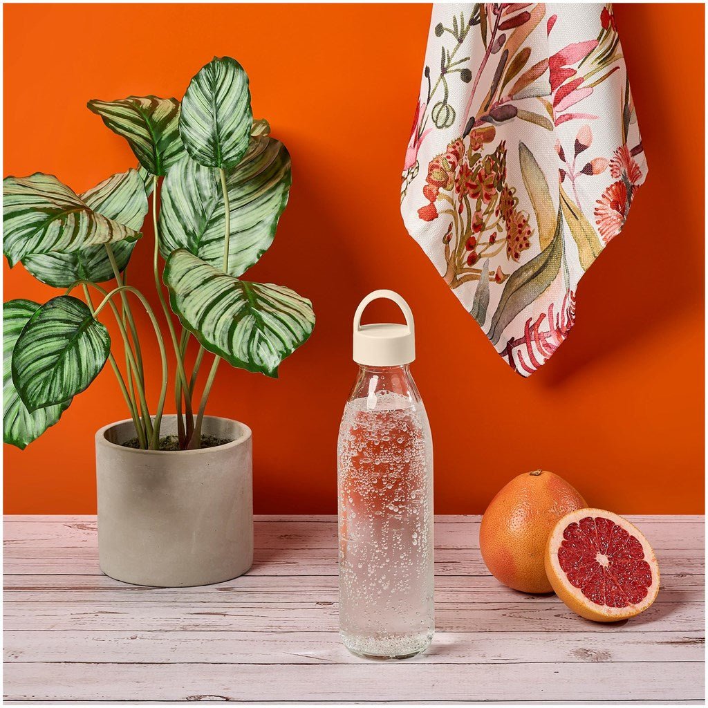 Kooshty Swing Glass Water Bottle - 650ml Eco - Friendly Style - Brand your company Logo! Get a quote - Promo Lingo