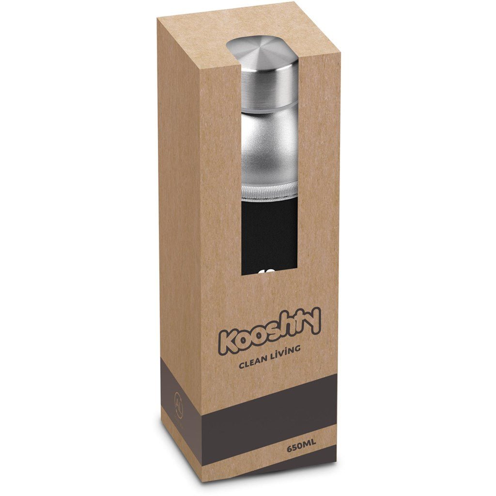 Kooshty Tosla Recycled Aluminium Water Bottle - 650ml Eco Choice - Brand your company Logo! Get a quote - Promo Lingo