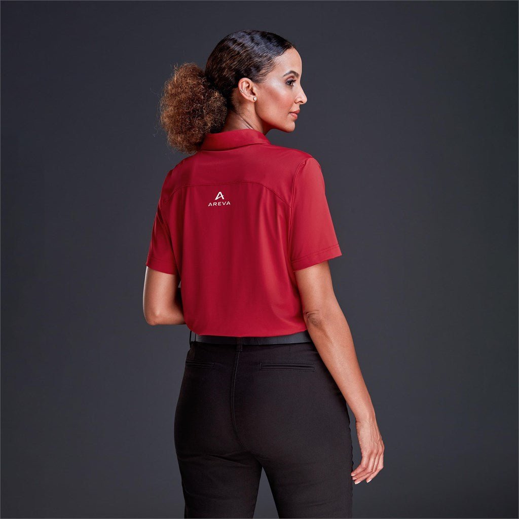 Ladies Alex Varga Lucca Golf Shirt - Luxury Performance Wear - Brand your company Logo! Get a quote - Promo Lingo