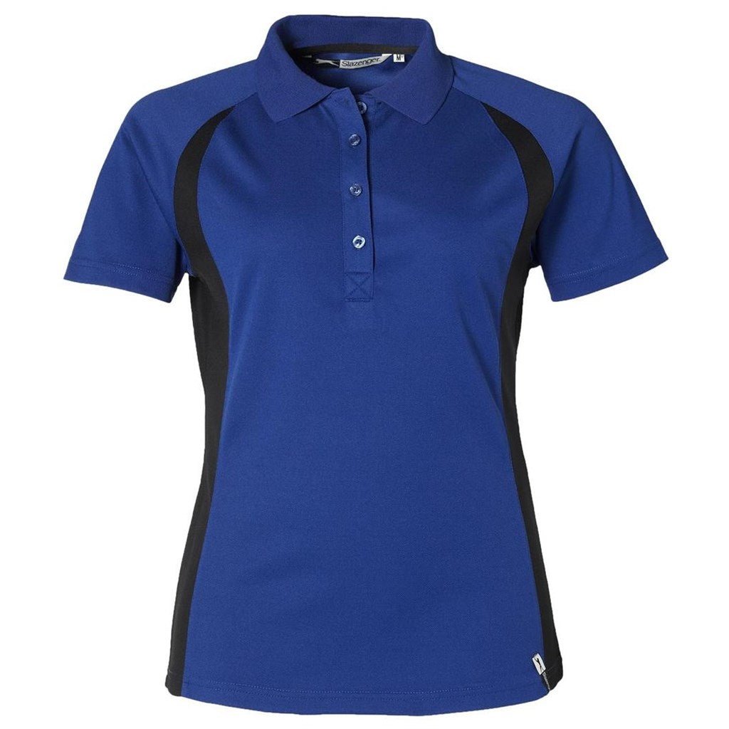 Ladies Apex Golf Shirt - Royal Blue for Stylish Golfers - Brand your company Logo! Get a quote - Promo Lingo