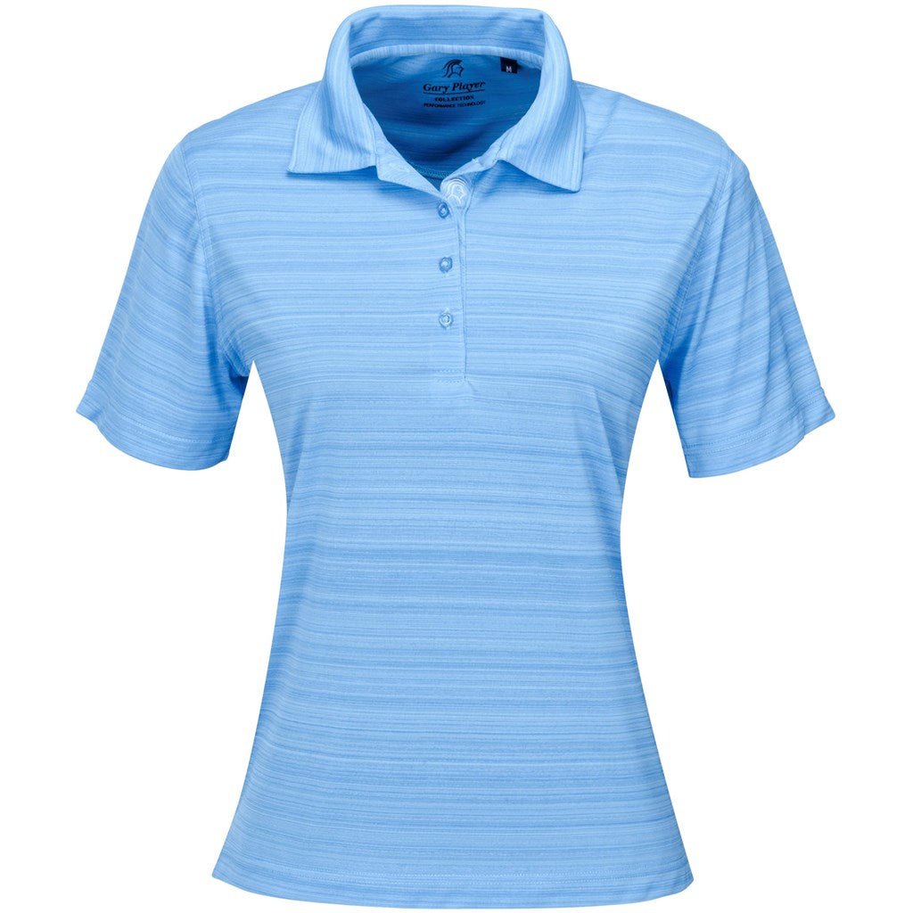 Ladies Astoria Golf Shirt - Light Blue - Brand your company Logo! Get a quote - Promo Lingo