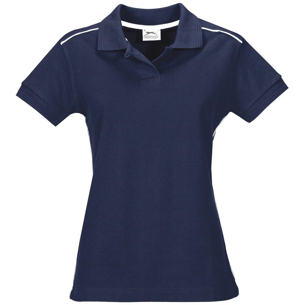 Ladies Backhand Golf Shirt - Navy - Brand your company Logo! Get a quote - Promo Lingo