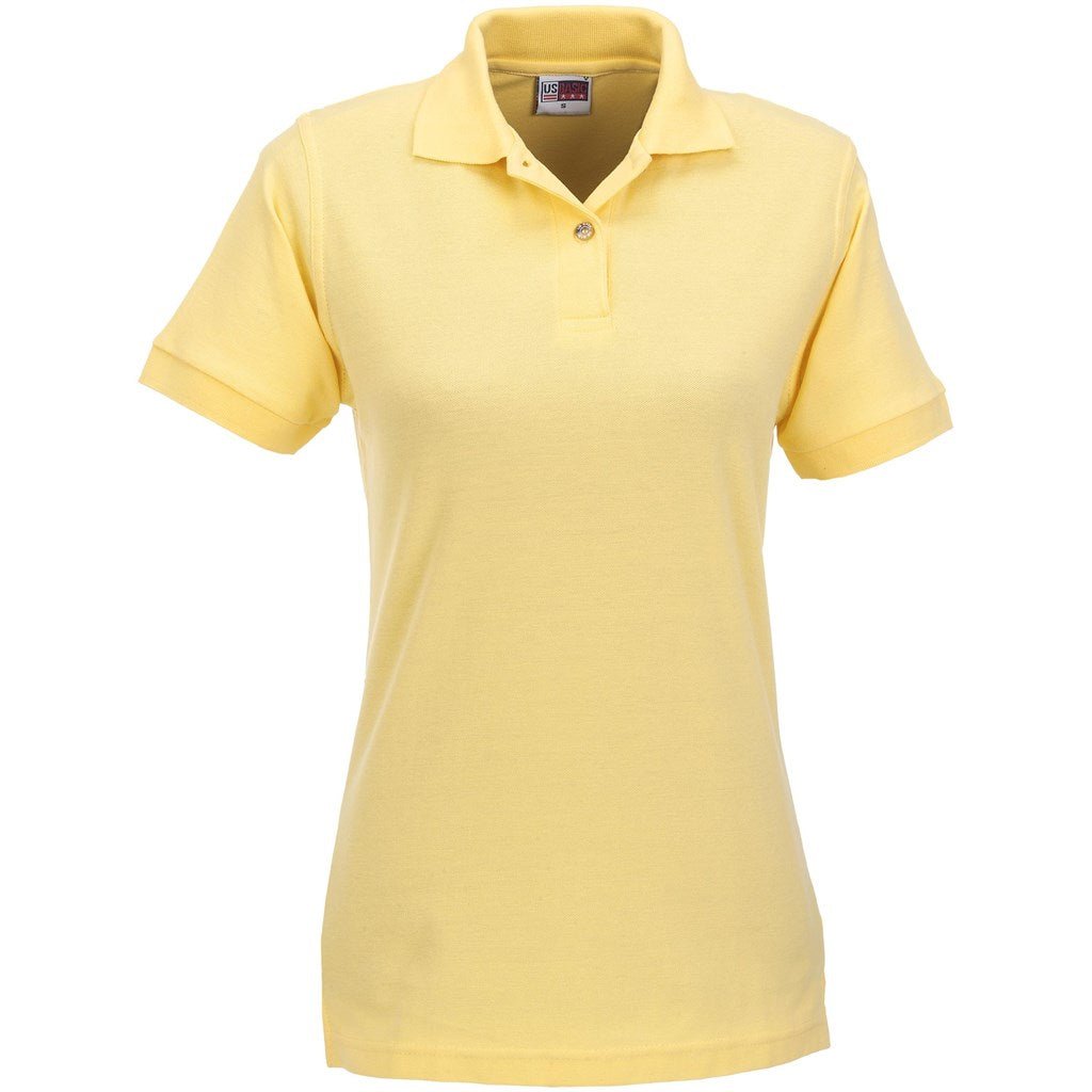 Ladies Boston Golf Shirt - Yellow - Brand your company Logo! Get a quote - Promo Lingo