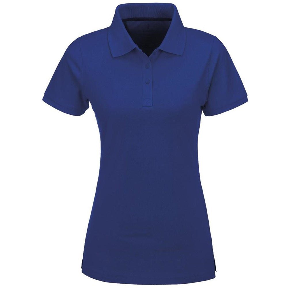 Ladies Calgary Golf Shirt - Blue - Brand your company Logo! Get a quote - Promo Lingo
