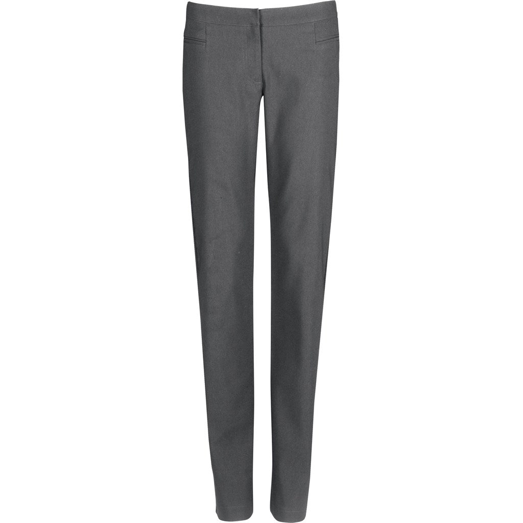 Ladies Cambridge Flat Front Pants - Grey - Brand your company Logo! Get a quote - Promo Lingo