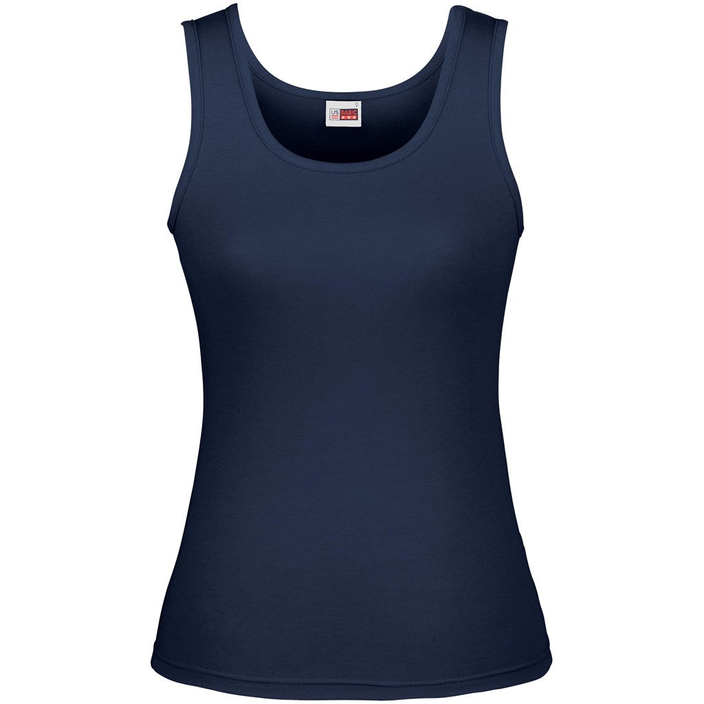 Ladies Columbia Tank Top - Navy - Brand your company Logo! Get a quote - Promo Lingo