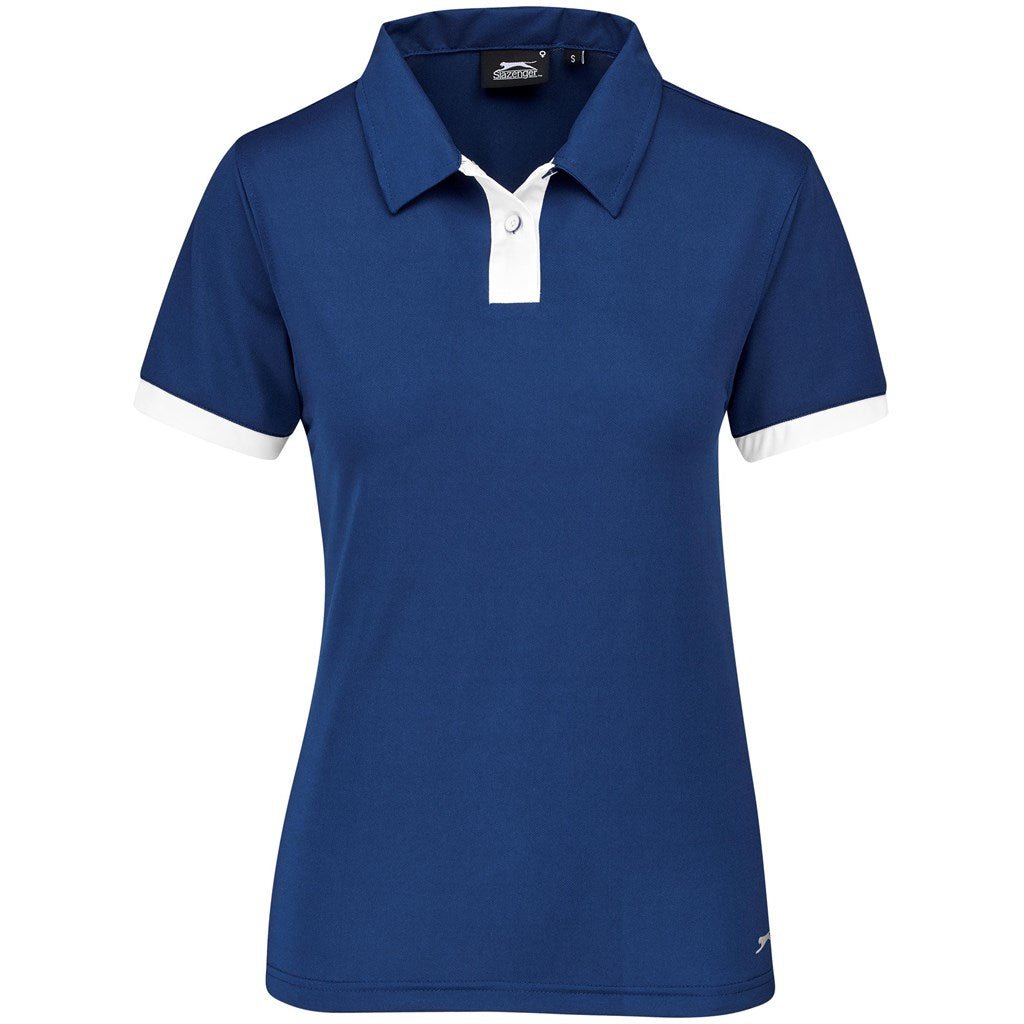 Ladies Contest Golf Shirt - Navy for Stylish Performance - Brand your company Logo! Get a quote - Promo Lingo