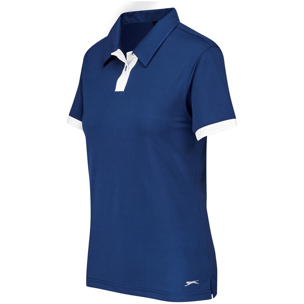 Ladies Contest Golf Shirt - Navy for Stylish Performance - Brand your company Logo! Get a quote - Promo Lingo