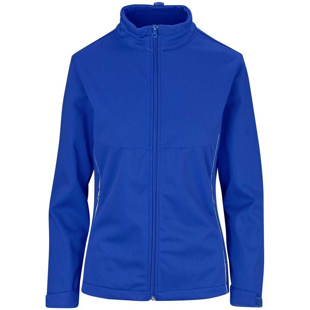 Ladies Cromwell Softshell Jacket - Blue - Brand your company Logo! Get a quote - Promo Lingo