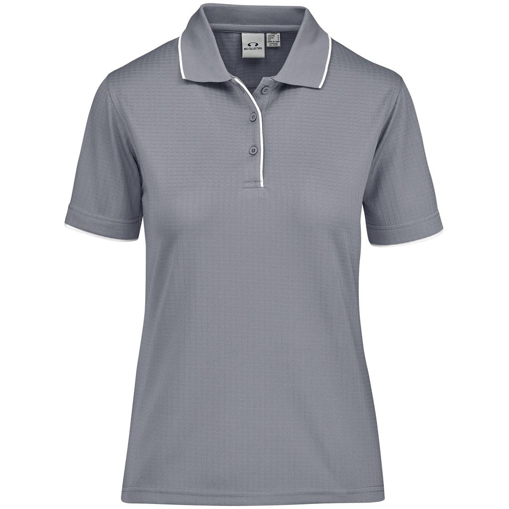 Ladies Elite Golf Shirt - Grey - Brand your company Logo! Get a quote - Promo Lingo