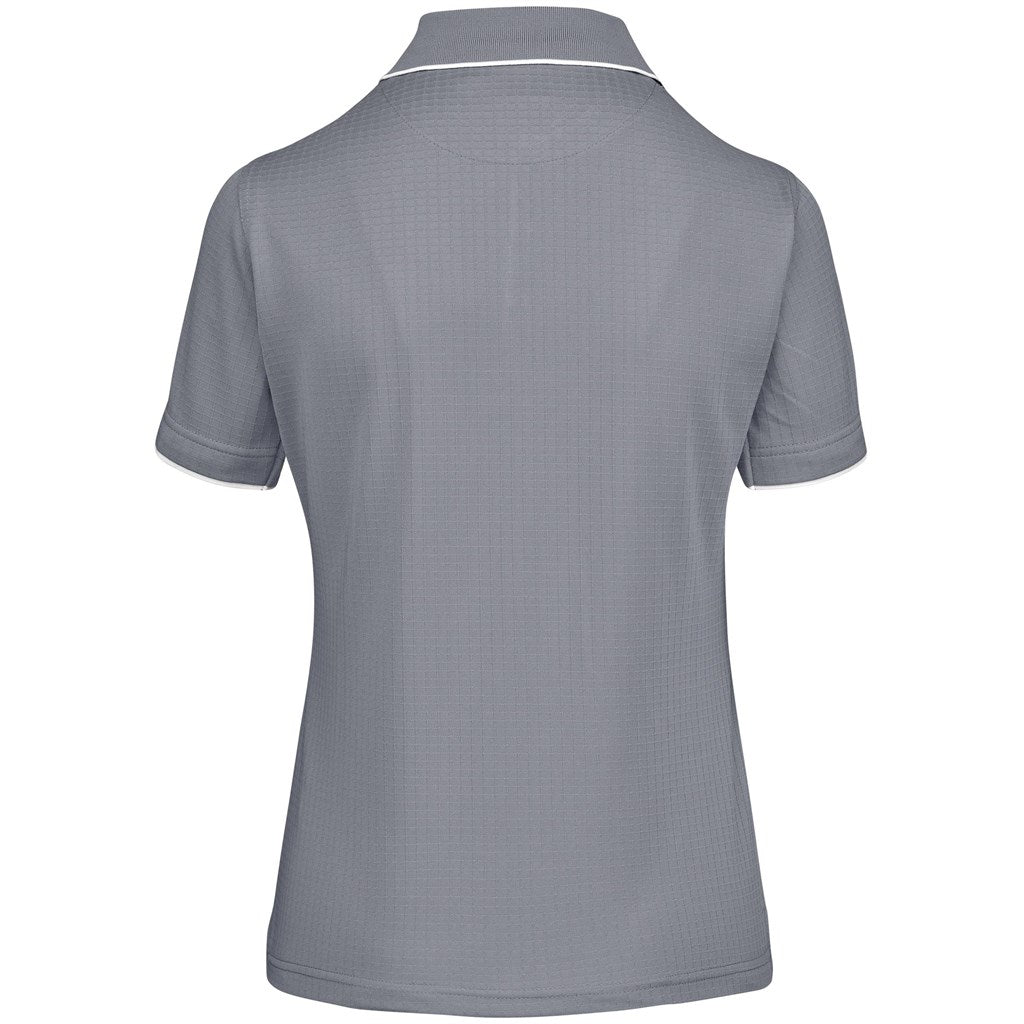 Ladies Elite Golf Shirt - Grey - Brand your company Logo! Get a quote - Promo Lingo