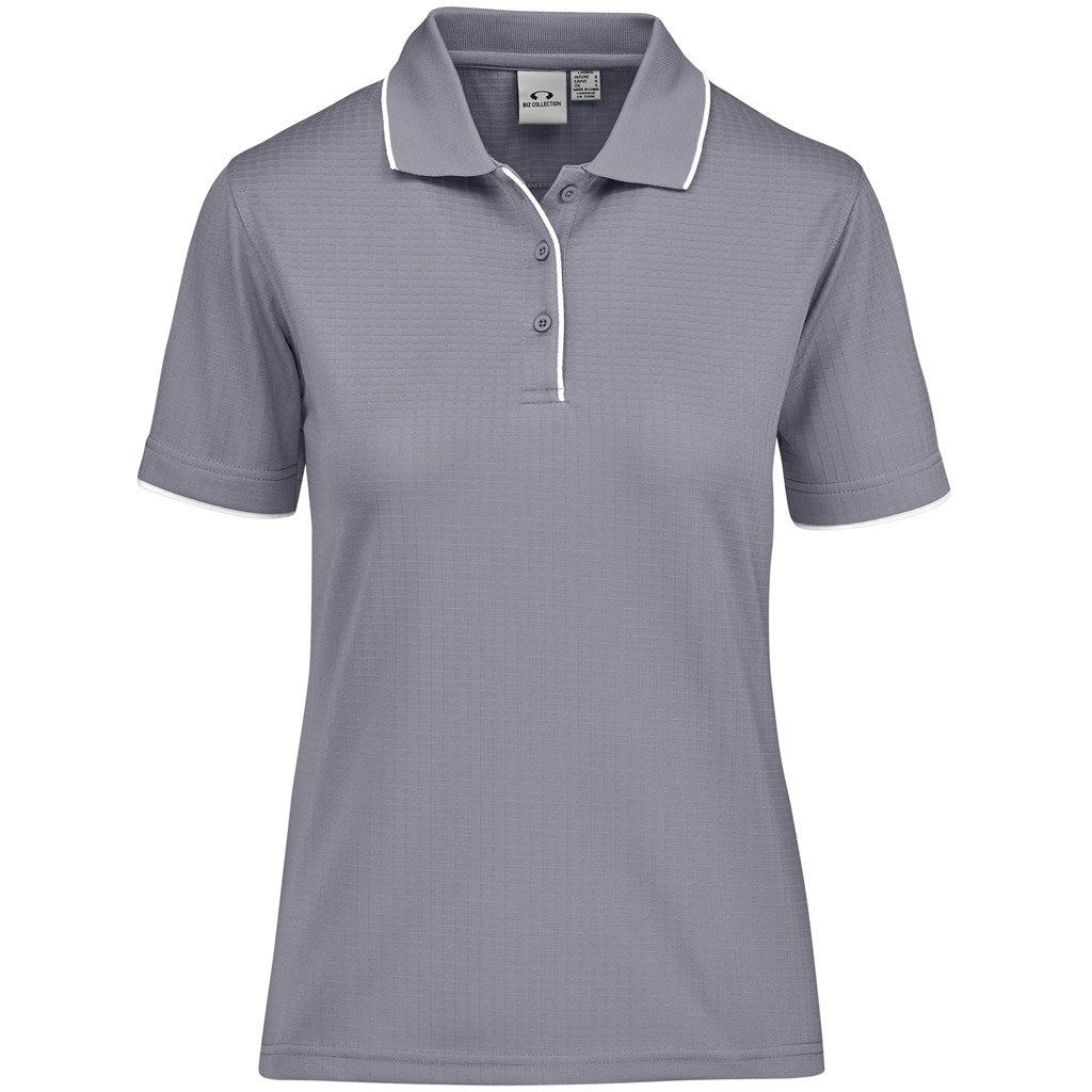 Ladies Elite Golf Shirt - Grey - Brand your company Logo! Get a quote - Promo Lingo