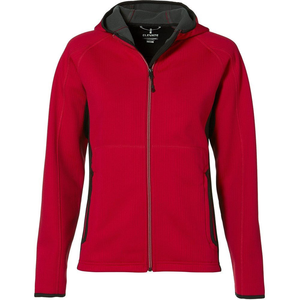Ladies Ferno Bonded Knit Jacket - Red - Brand your company Logo! Get a quote - Promo Lingo