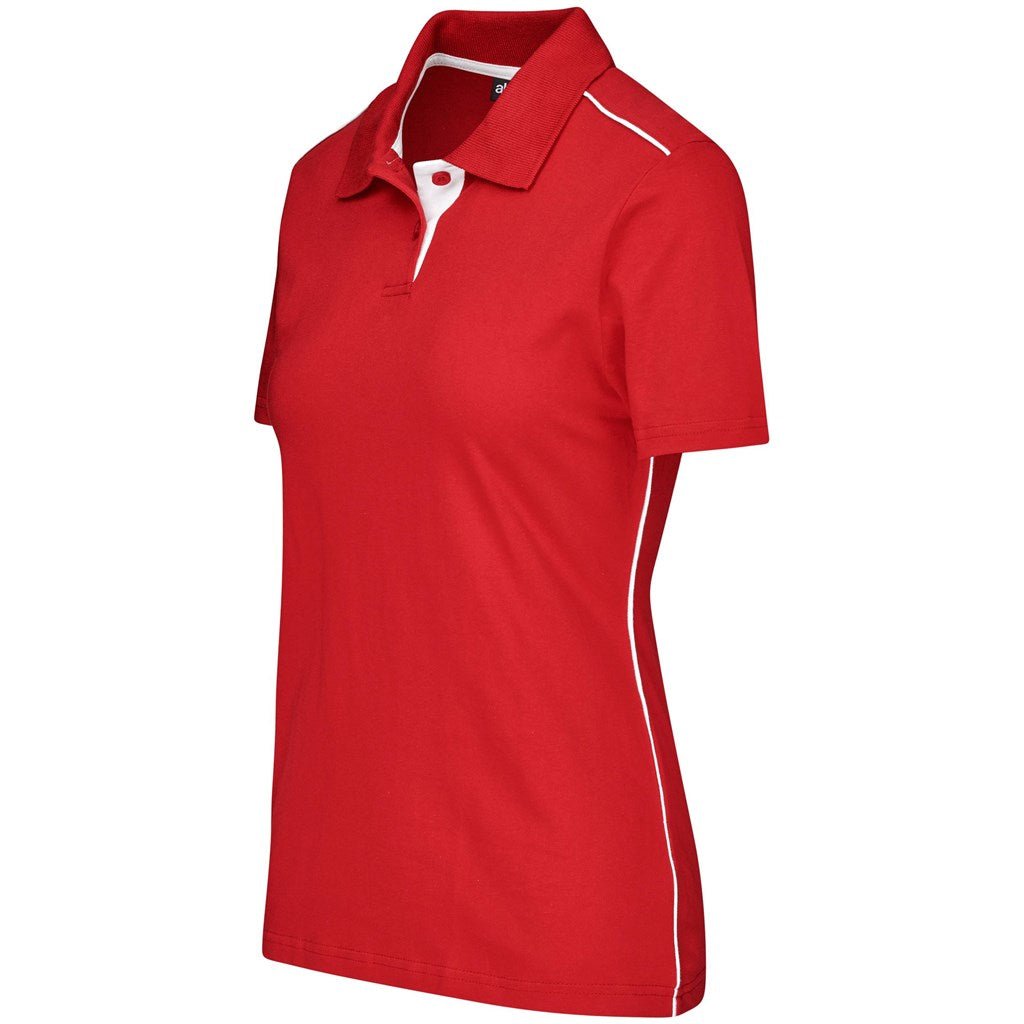 Ladies Galway Golf Shirt - Red - Brand your company Logo! Get a quote - Promo Lingo