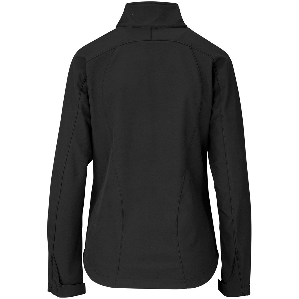 Ladies Geneva Softshell Jacket - Black - Brand your company Logo! Get a quote - Promo Lingo