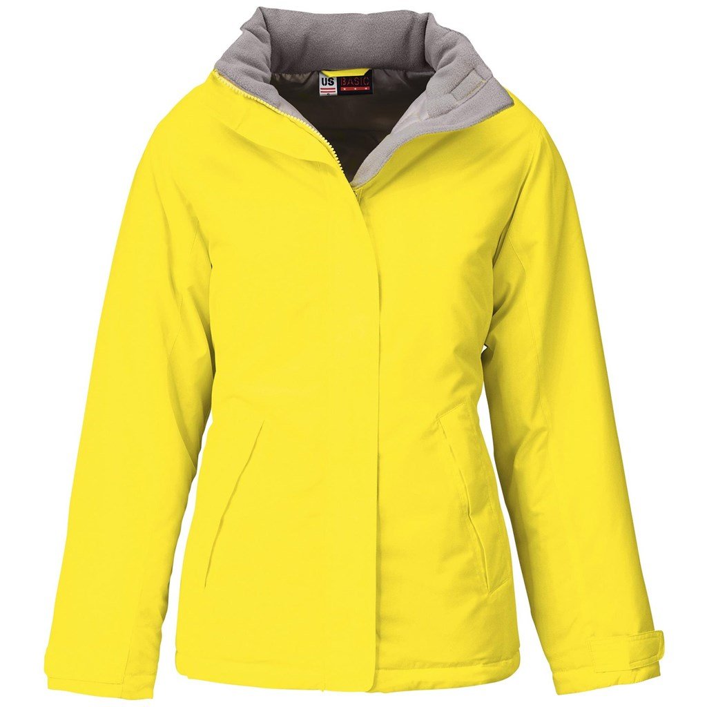 Ladies Hastings Parka - Yellow - Brand your company Logo! Get a quote - Promo Lingo