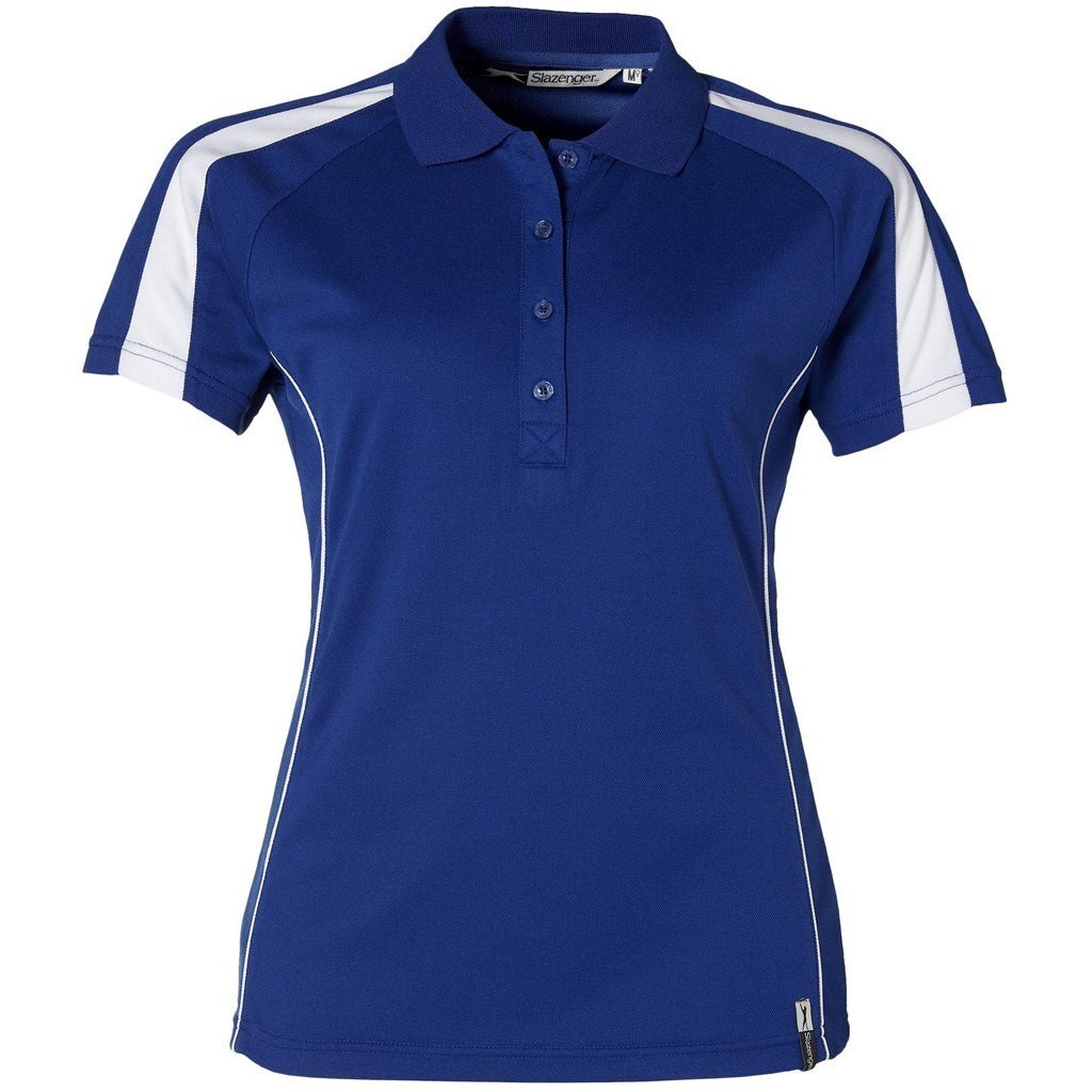 Ladies Horizon Golf Shirt - Royal Blue for Ultimate Comfort - Brand your company Logo! Get a quote - Promo Lingo