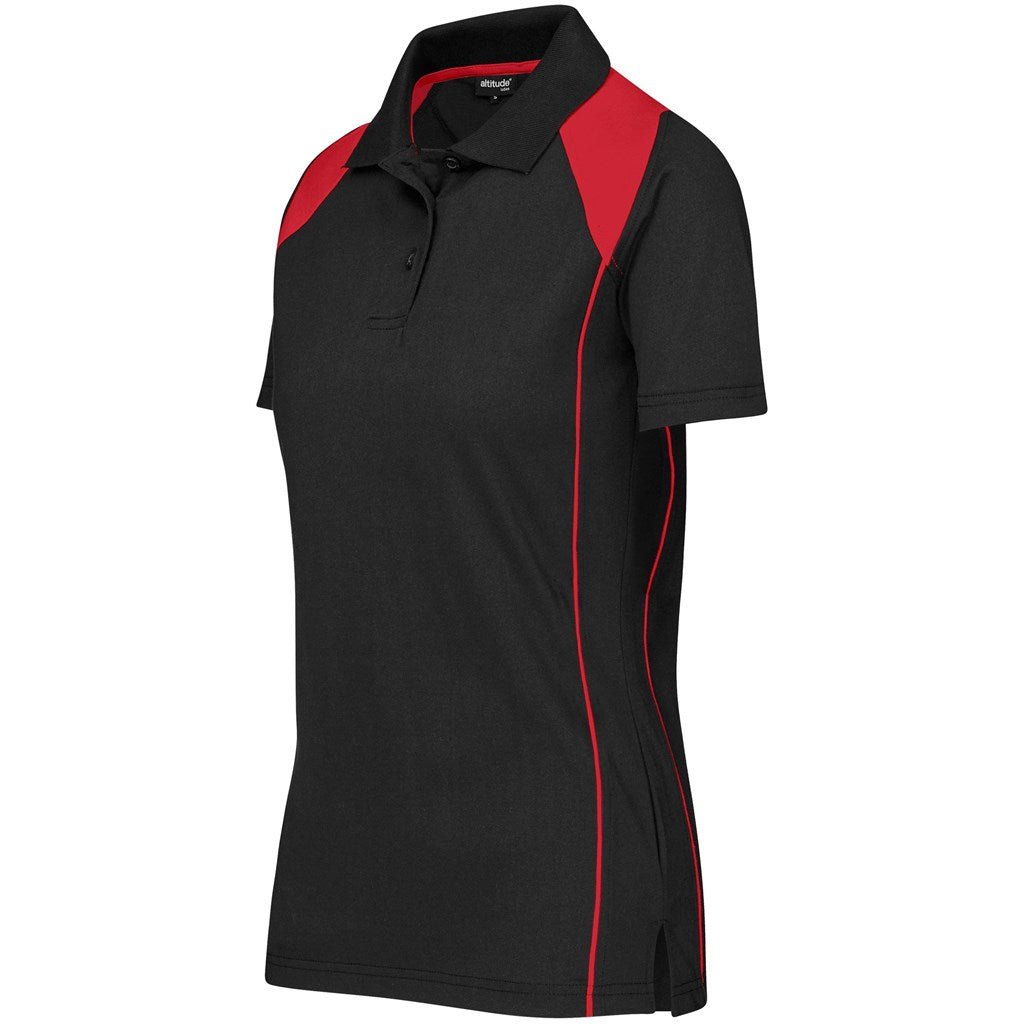 Ladies Infinity Golf Shirt - Black - Brand your company Logo! Get a quote - Promo Lingo