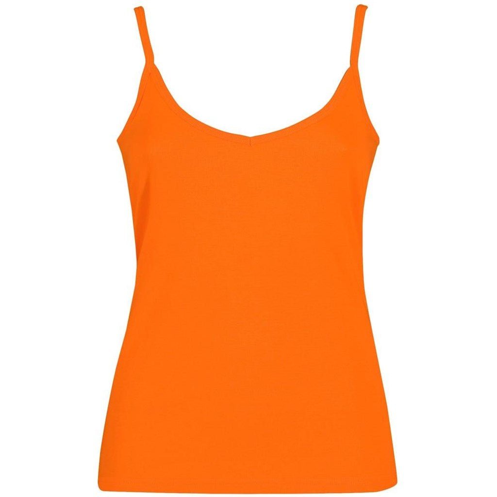 Ladies Lanai Spaghetti Top - Orange - Brand your company Logo! Get a quote - Promo Lingo