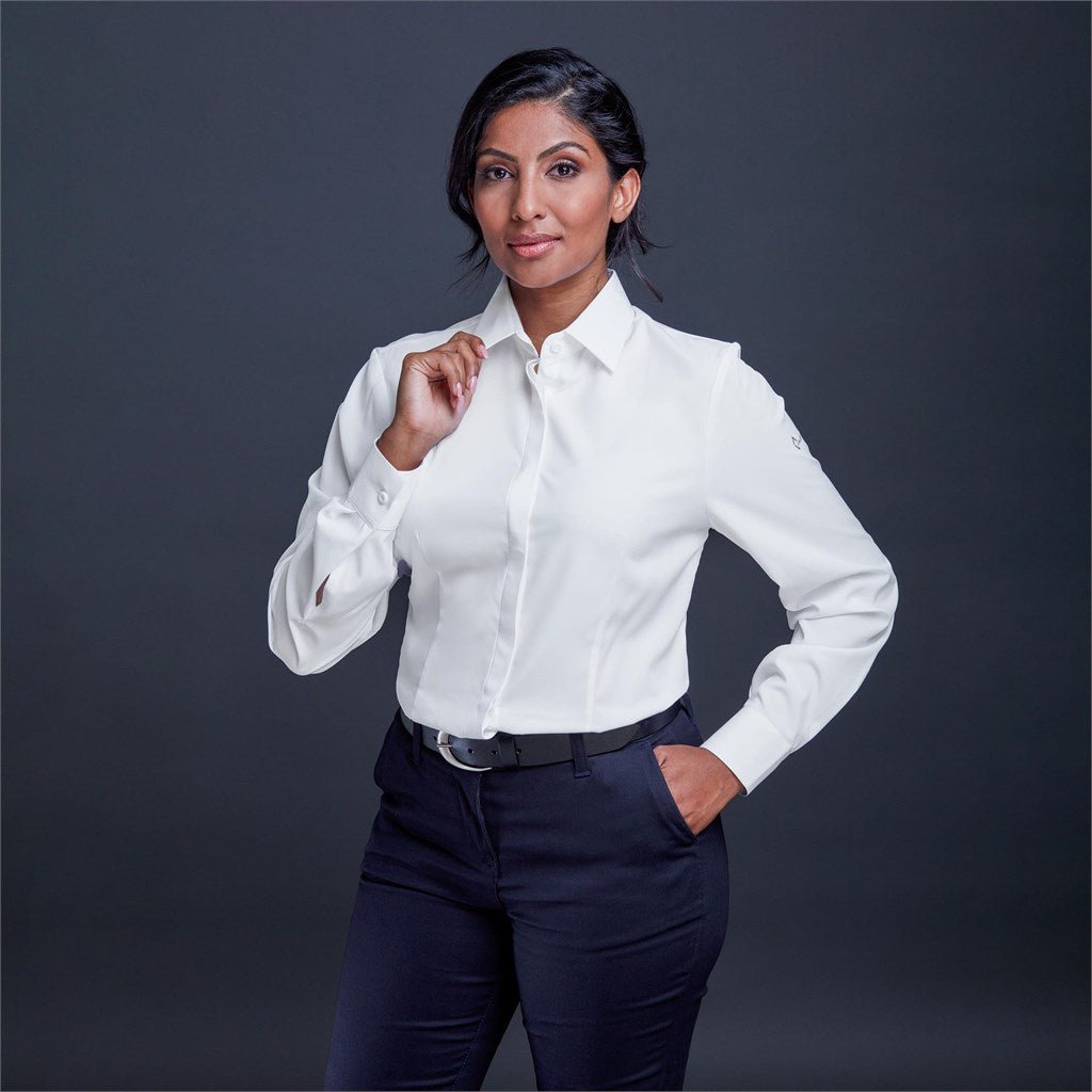 Ladies Long Sleeve Alex Varga Sorrento Shirt for Comfort - Brand your company Logo! Get a quote - Promo Lingo