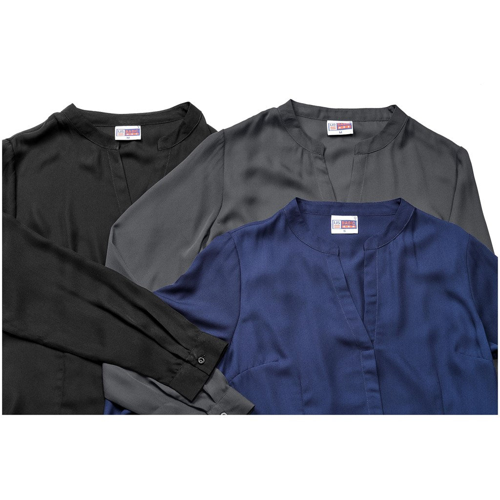 Ladies Long Sleeve Ava Blouse - Brand your company Logo! Get a quote - Promo Lingo